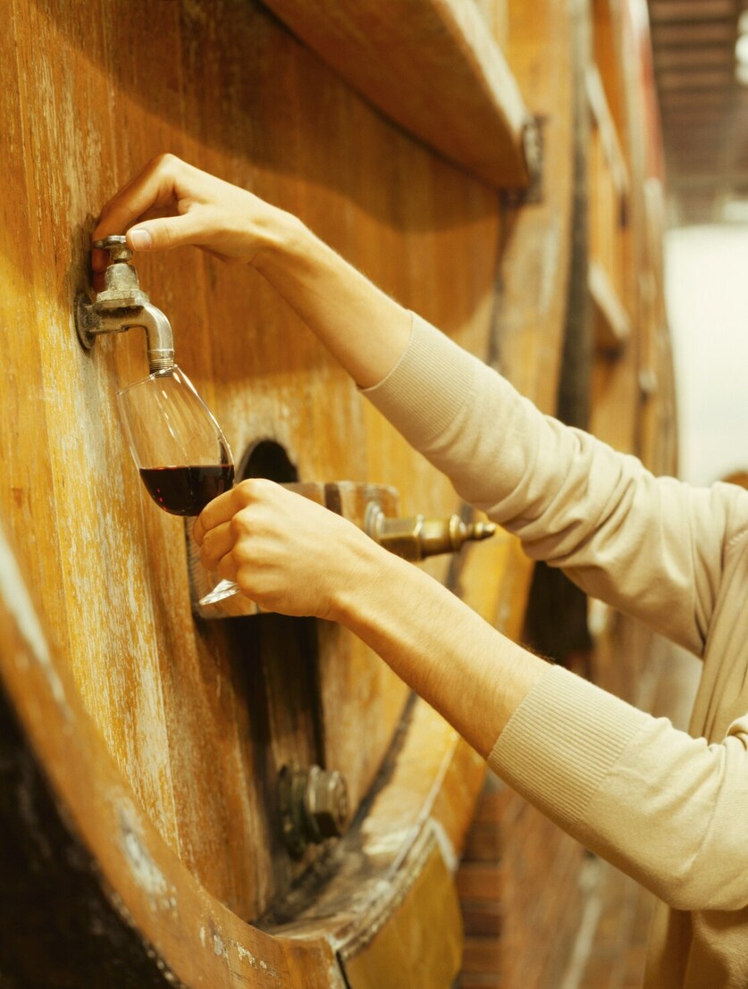 Wine from the barrel